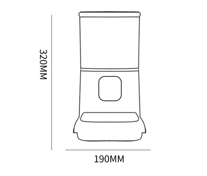 SmartFeed Pro™ White variant — Camera + Feeder combo